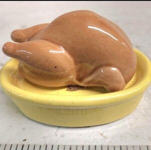 Vtg Salt & Pepper Turkey & Roasting Pan